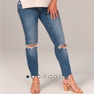 Abercrombie Ultra High Rise Skinny Ankle Cut Jeans, Size 20